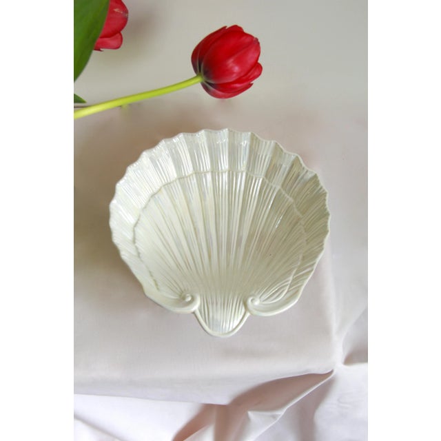 Ceramic Vintage Shell Ceramic Bowl, Italy, 1970s For Sale - Image 7 of 7