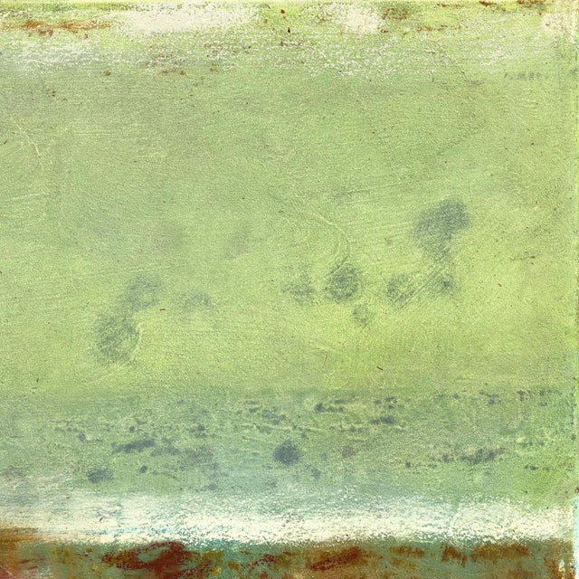 2020s Awh 357 - Original Layered Abstract Color Field Oil Painting on Canvas by Bernhard Zimmer For Sale - Image 5 of 8