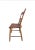 19th Century Early American Style Maple Ladder and Spindle Back Plank Side Chair For Sale - Image 4 of 6