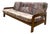 Vintage Sofa in Wooden Frame, 1970s For Sale