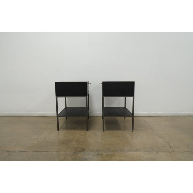 Animal Skin Four Hands Trey Nightstands (Set of 2) For Sale - Image 7 of 15