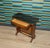 1950s Side Table with Newspaper Stand and Glass Top, 1950s For Sale - Image 5 of 11