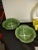 1970s Vintage Portuguese Green Cabbage Serving Bowls - a Pair For Sale - Image 5 of 5