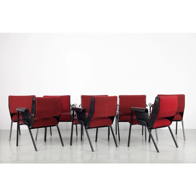 Albenga Dining Chairs by Gustavo Pulitzer for Arflex, Italy, 1955, Set of 8 For Sale - Image 14 of 18