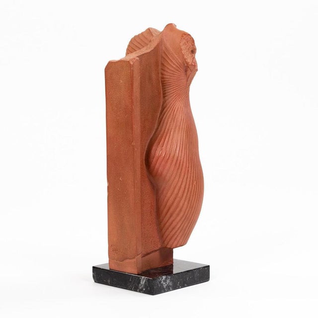 1970s French Artist, Female Torso, 1972, Terracotta For Sale - Image 5 of 17