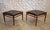 Indian Rosewood and Leather Reversible Stools by Alf Svensson for Bodafors, 1960s, Set of 2 For Sale - Image 12 of 12