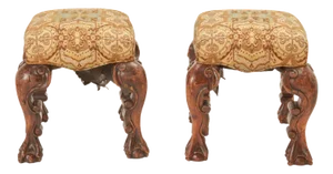 A Pair of Baroque-Style Stools