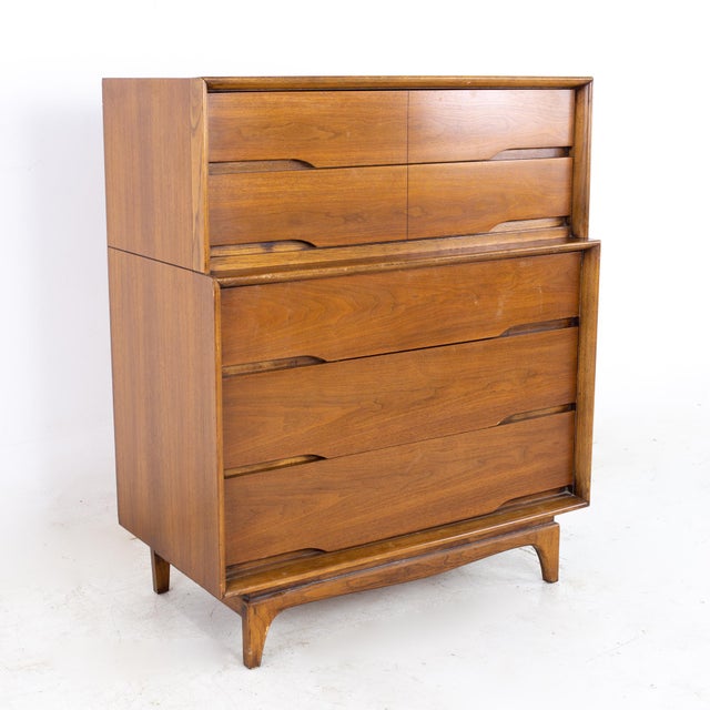 Kent Coffey Forum Mid Century Highboy Dresser For Sale - Image 12 of 12