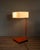 Vintage Space Age Italian Orange Metal and Acrylic Glass Floor Lamp, 1970s For Sale - Image 4 of 15