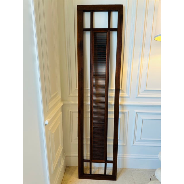 Vintage Architectural Large 73” Art Deco Style Transom, Made in Japan For Sale - Image 9 of 12