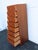 Mid Century Danish Modern Tall Narrow Lingerie Jewelry Chest 6628 For Sale - Image 13 of 15