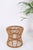 Wood Mid-Century Italian Bamboo and Rattan Stool from BBB Boncina, 1960s For Sale - Image 7 of 15