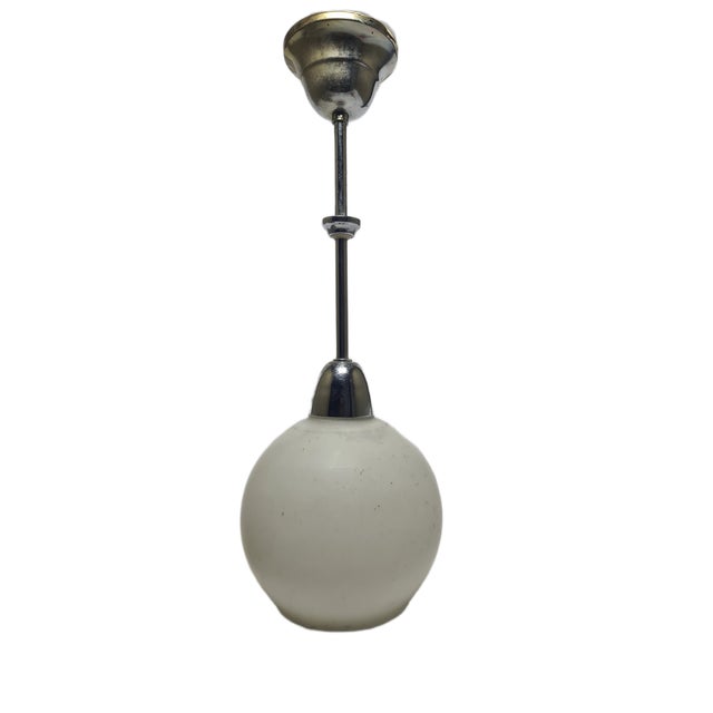 Art Deco Pendant Lamp, Poland, 1950s For Sale - Image 10 of 12