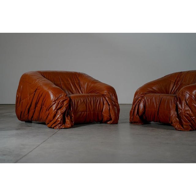 Piumino Lounge Chairs, Italy, 1970s, Set of 2 For Sale - Image 4 of 18
