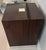2000 - 2009 Vintage Pair Cube End Tables With Macassar Ebony Veneer Lacquered & Polished Silver Metal Accents For Sale - Image 5 of 8