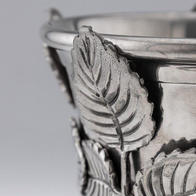 Metal Late 20th Century Italian Pewter Wine Cooler by Piero Figura for Atena, 1980s For Sale - Image 7 of 12