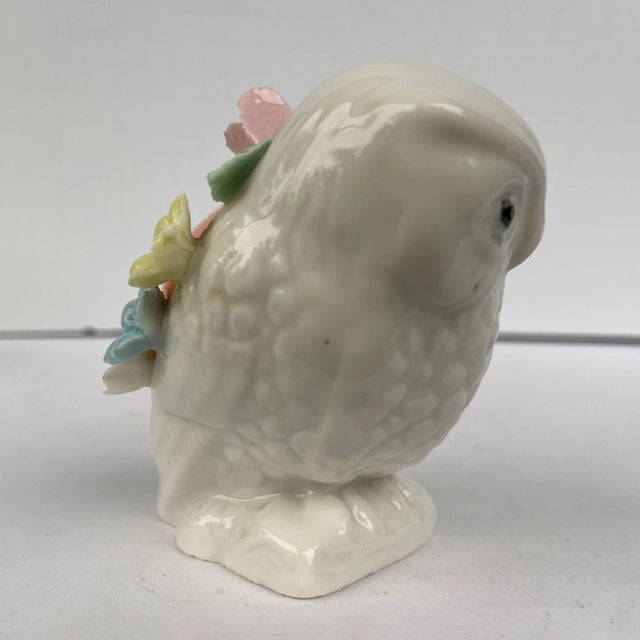 Mid 20th Century Vintage Mid 20th Century China Owl Pincushion For Sale - Image 5 of 11