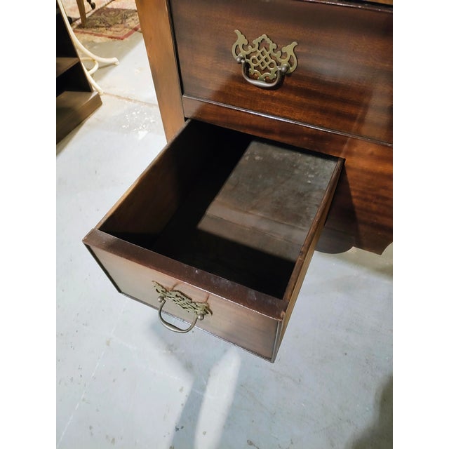 Wood Late 19th Century Queen Ann Chippendale Style Chest For Sale - Image 7 of 14