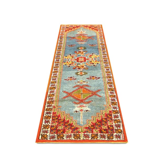 1960s 1960s Turkish Oushak Runner For Sale - Image 5 of 7