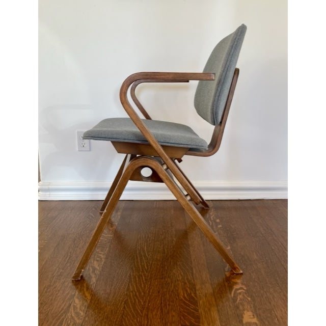 Gray Mid-Century Bentwood Thonet Chairs - Set of 6 For Sale - Image 8 of 11