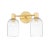 Drawing inspiration from antique glass bottles, a cloche-like shade in clear glass showcases a single bulb nested at the...