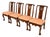 Drexel Heritage Hollywood Regency Chinoiserie Sculpted Mahogany Dining Chairs, Set of Four For Sale