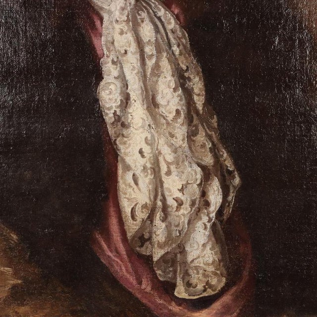 Male Portrait, Oil on Canvas, Framed For Sale - Image 4 of 8