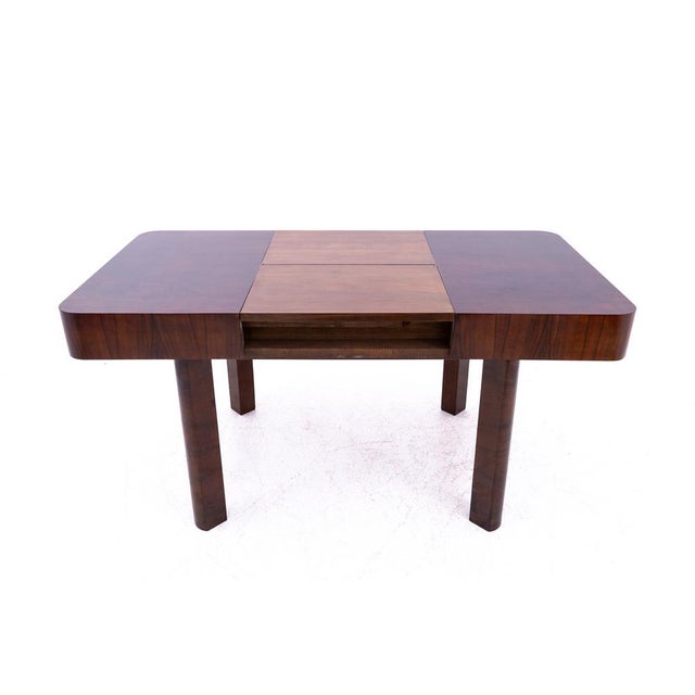 Art Deco Walnut Table by Jindřich Halabala, 1930s For Sale - Image 10 of 13
