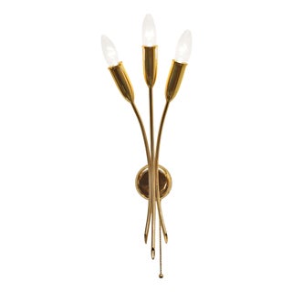 Vintage Sputnik Wall Lamp, 1950s For Sale