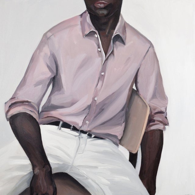 Justyna Kuklo, Pose, 2019, Oil Painting on Canvas, Framed For Sale - Image 3 of 6
