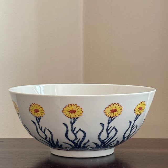 Mid-20th Century Japanese Import Porcelain Centerpiece Bowl For Sale - Image 18 of 18