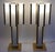 Mid 20th Century Mid-Century Modern Italian Brass and Ivory Table Lamps in the Style of Romeo Rega - a Pair For Sale - Image 9 of 13