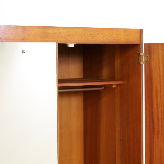 1960s 1960s Mid Century Teak Armoire by Elliots of Newbury, Attributed For Sale - Image 5 of 8