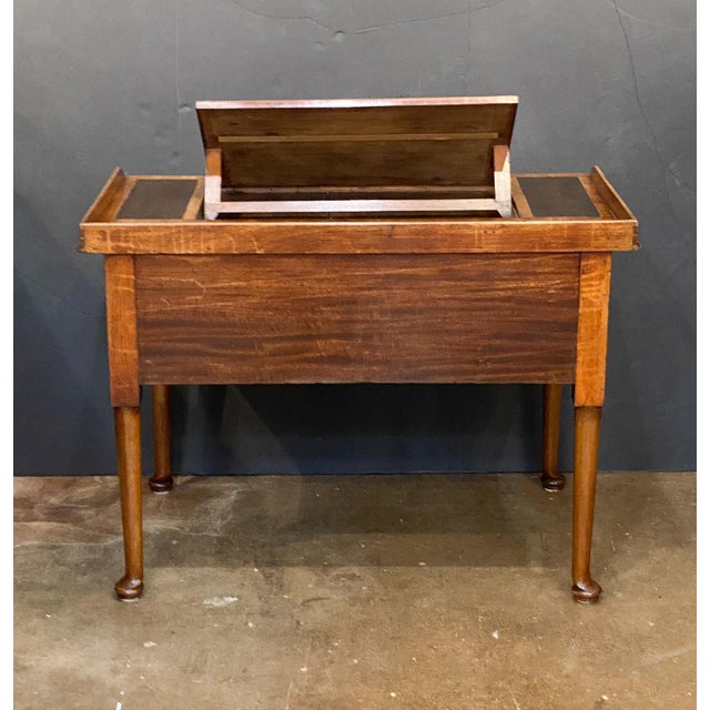 Architect's Desk and Writing Table of Mahogany From Late Georgian Era England For Sale - Image 16 of 17