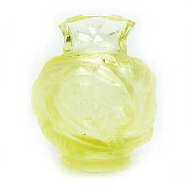 Glass Art Deco Vase from Moser, Former Czechoslovakia, 1930s For Sale - Image 7 of 11