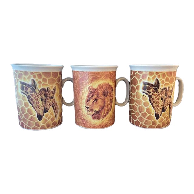 1990s Vintage Fiorilli-Signed St. Martin "Email De Limoges" Cups Decorated in San Marino- Set of 3 For Sale