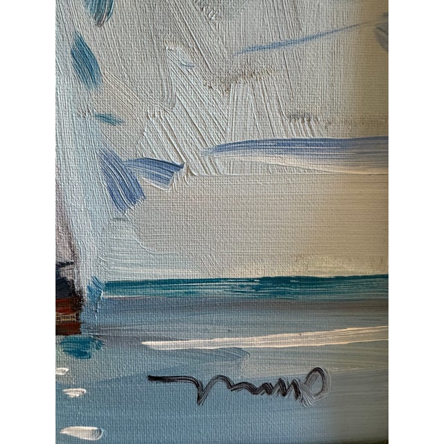 2024 American Oil Sail Boat Seascape by Jose Trujillo in Plein Air Frame For Sale - Image 4 of 6