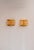 Mid-Century Modern Wall-Mounted Sconces in Glass and Brass Lamps by Carl Fagerlund for Orrefors, Sweden, 1970s, Set of 2 For Sale - Image 3 of 14