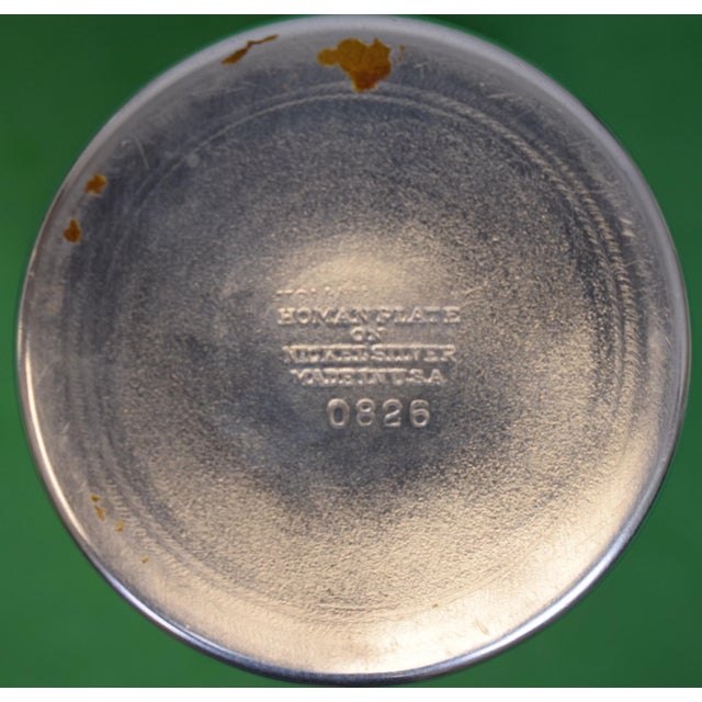 1930s Metropolitan Indoor Polo League 1935 Silver Plate Trophy Cup For Sale - Image 5 of 7
