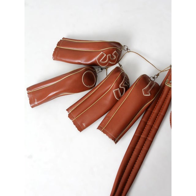 Vintage Amf Hogan Golf Bag With Club Covers For Sale - Image 12 of 15