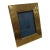 1960s Mid-Century Modern Brass and Smoked Glass Luxury Italian Picture Frame For Sale