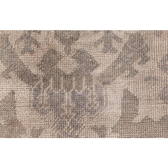 Textile 1920s Turkish Oushak Rug For Sale - Image 7 of 8