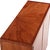 Early 21st Century Two Door Mahogany Parquet Cabinet, in the Manner of Jean-Michel Frank For Sale - Image 5 of 8