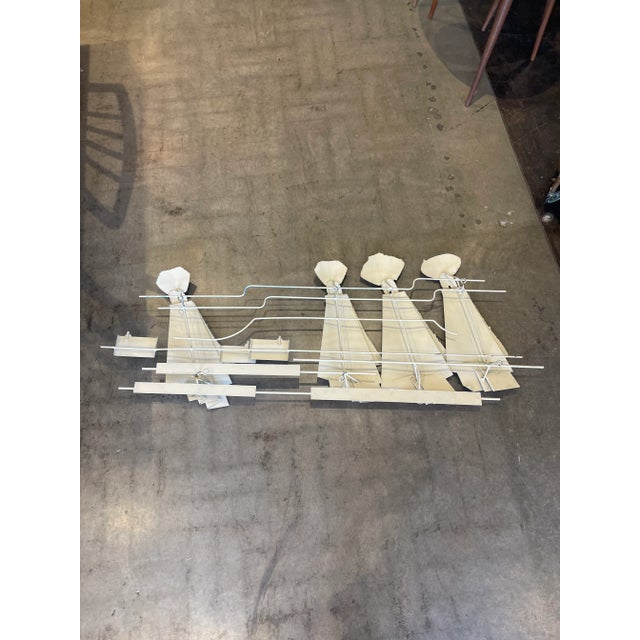 Curtis Jere Native American Southwest Pueblo Metal Wall Sculpture Signed “c. Jere 1994” For Sale - Image 10 of 12