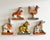 Red Antique Indian Hand-Painted Folk Art Animal Procession Figures, Set of 11 For Sale - Image 8 of 12