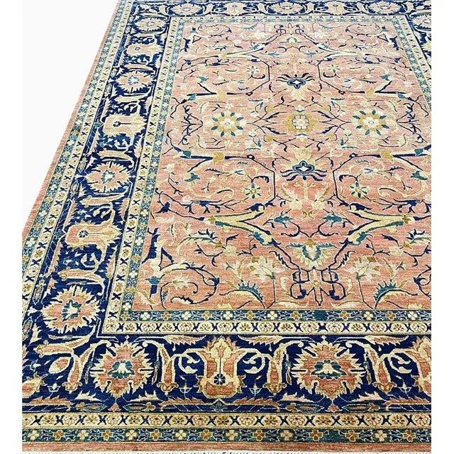 Orange Handwoven Serapi Style Area Rug 9’0″ X 11’3″ For Sale - Image 8 of 10