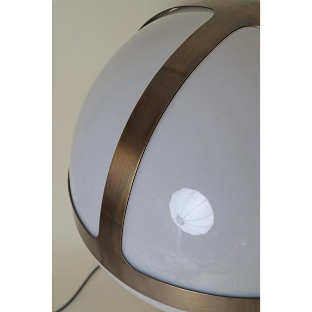 Large Mid-Century Modern Mushroom Lamp in Bronze & Acrylic Glass, 1970s For Sale - Image 6 of 15