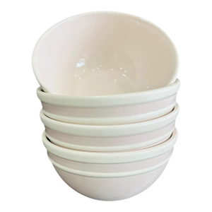 Kate Spade by Lenox "Sculpted Stripe" All-Purpose Bowls in Blush - Set of 4