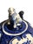 Large Royal Sphinx Blue Garniture Set by Boch Delft, 20th Century, Set of 3 For Sale - Image 6 of 18