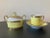Ceramic Richard Ginori Italian Contessa Yellow and Gold Porcelain Sugar Bowl With Lid For Sale - Image 7 of 12